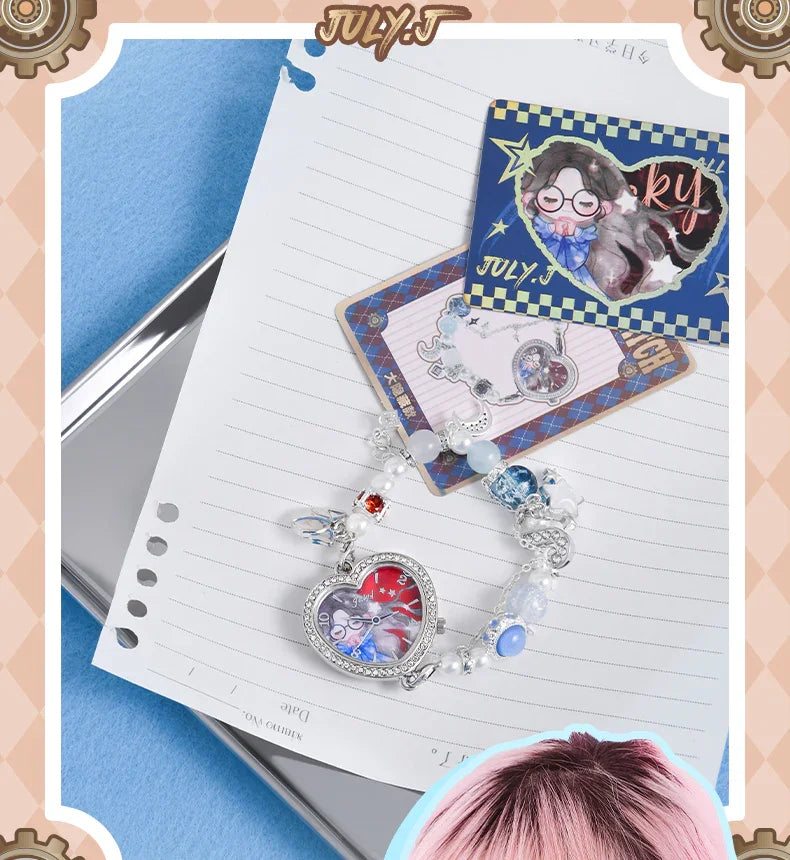 Wasai Surprise Kids Cartoon Blind Box Watch Quartz